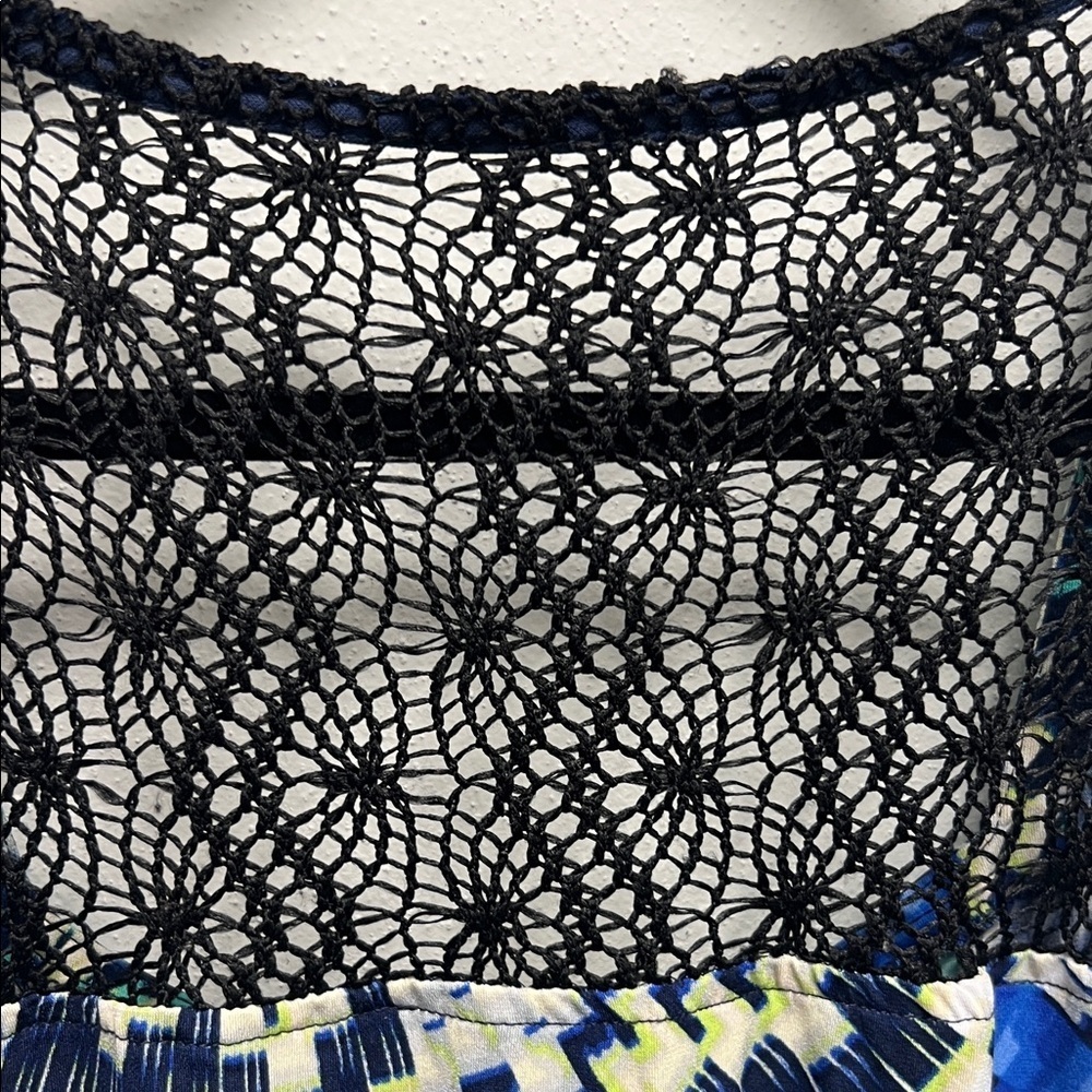 Glamour Blue and White Sleeveless Maxi Sundress - Picture 4 of 4